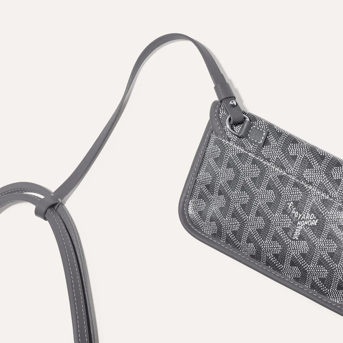OUVALIA Luxury Edit | Goyard Saint Louis MM Bag Tote With Pochette Grey