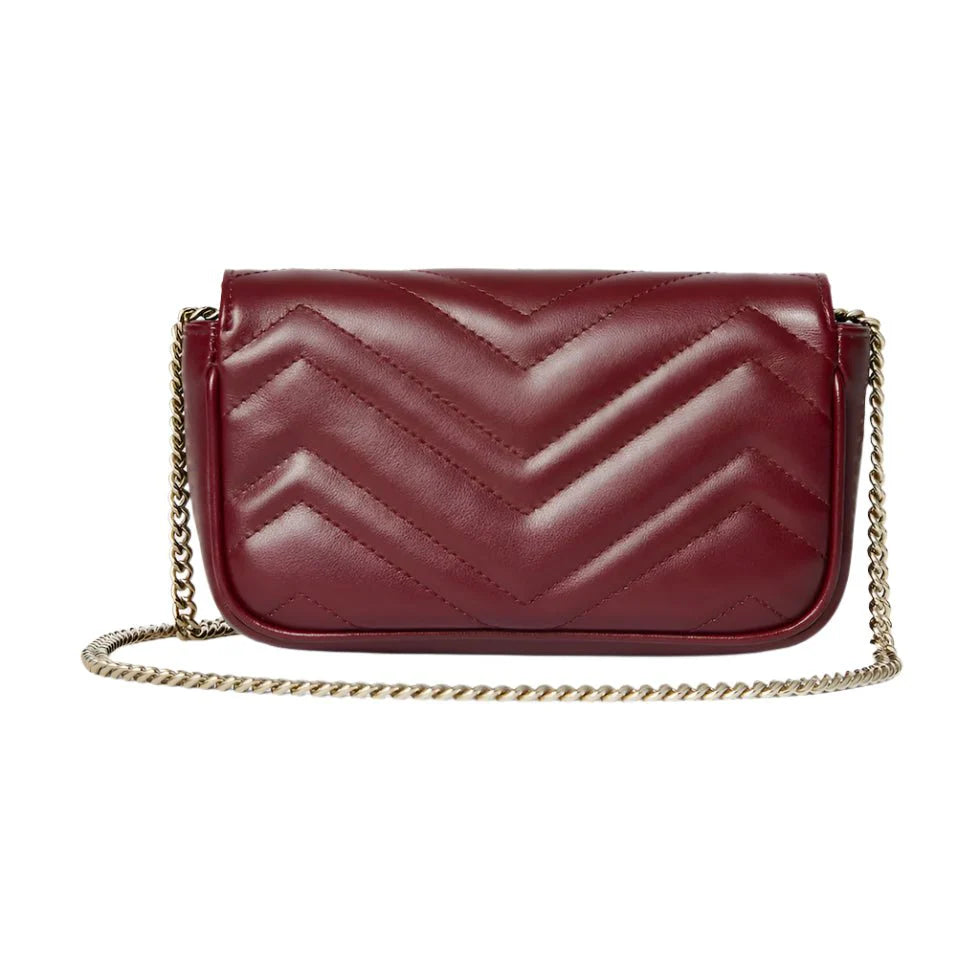 OUVALIA Luxury Edit | Gucci GG Marmont Super Mini Leather Shoulder Bag