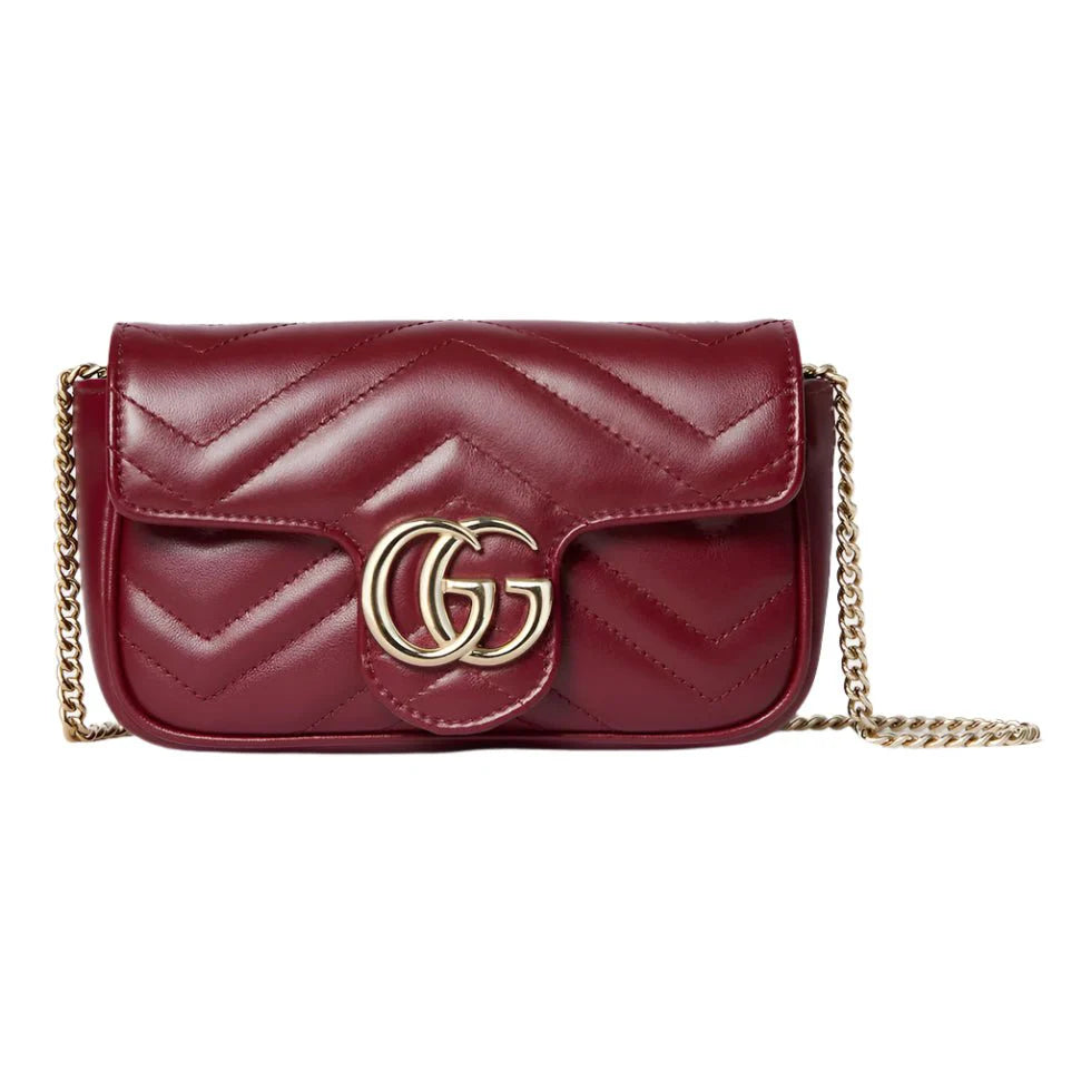 OUVALIA Luxury Edit | Gucci GG Marmont Super Mini Leather Shoulder Bag