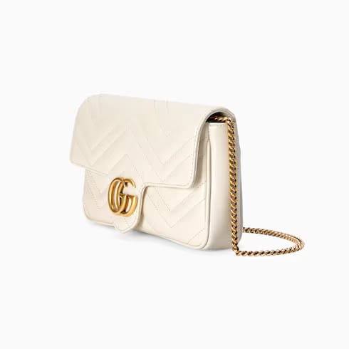 OUVALIA Luxury Edit | Gucci Marmont Mini Bag White Leather