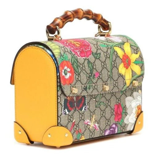 OUVALIA Luxury Edit | Gucci Sac Avec Anse En Bambou "Flora Gg Supreme" Femme
