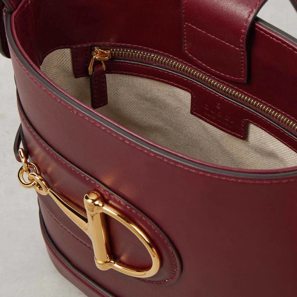 OUVALIA Luxury Edit | Gucci Small Leather Bucket Bag
