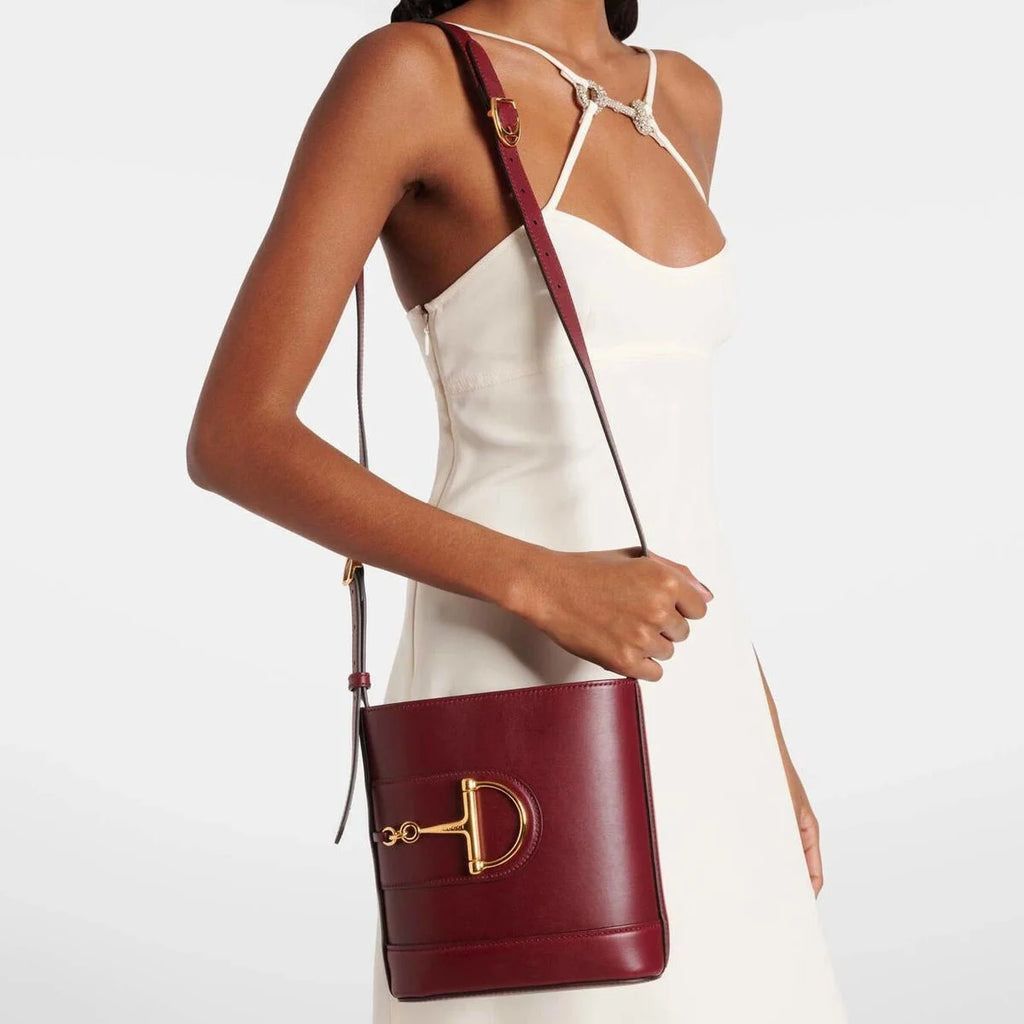 OUVALIA Luxury Edit | Gucci Small Leather Bucket Bag