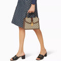 OUVALIA Luxury Edit | Gucci Small Ophidia Top Handle Bag In GG Supreme
