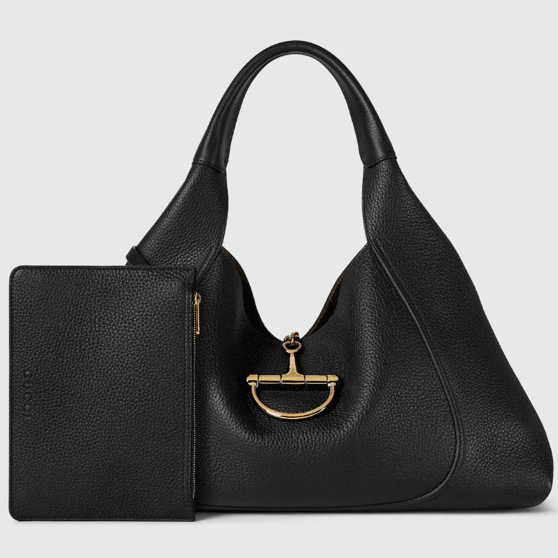 OUVALIA Luxury Edit | Gucci Softbit Maxi Shoulder Bag Black