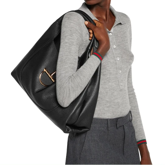 OUVALIA Luxury Edit | Gucci Softbit Maxi Shoulder Bag Black