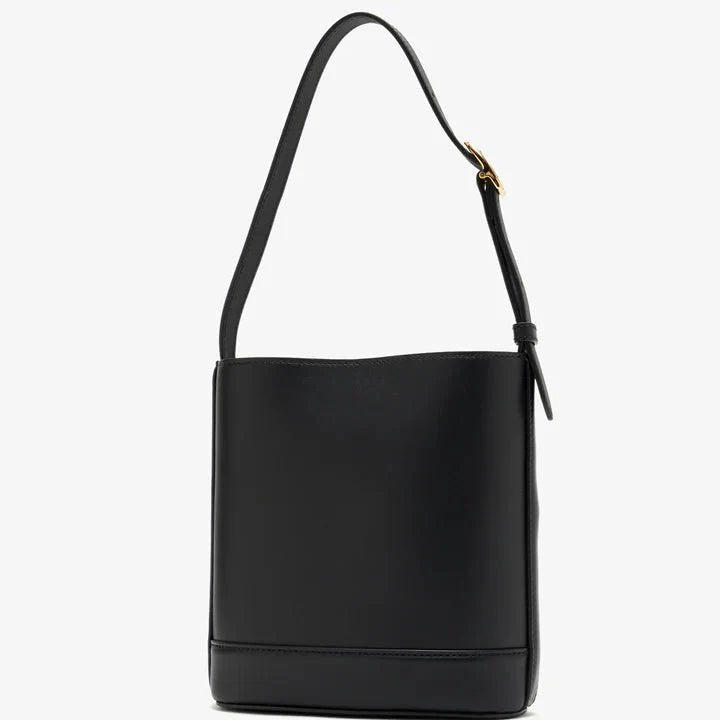 OUVALIA Luxury Edit | Gucci Women's Black Mini Leather Bucket Bag