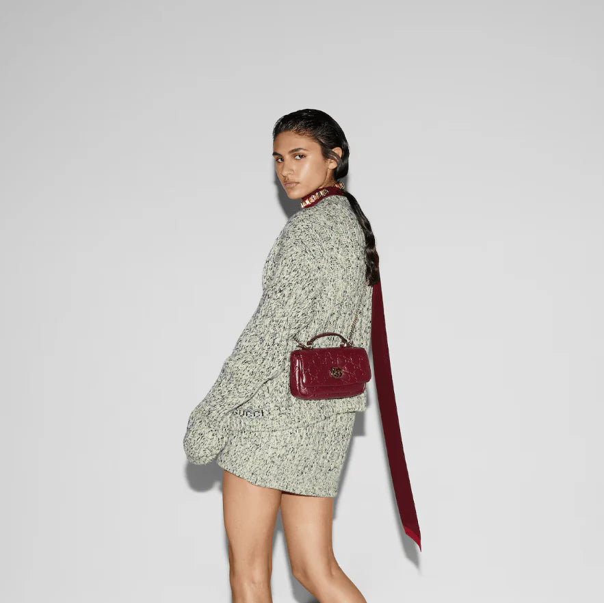 OUVALIA Luxury Edit | Gucci GG Milano GG Leather Mini Bag