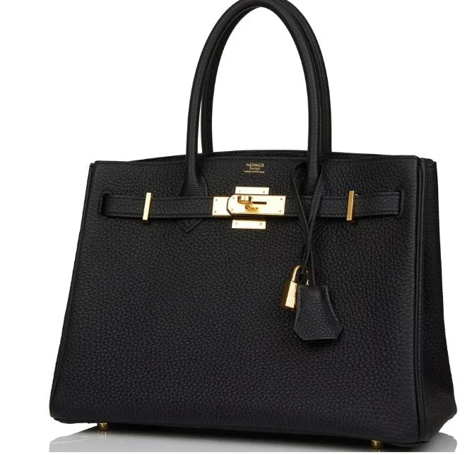 OUVALIA Luxury Edit | Hermès Birkin 30cm Black Togo Hardware Bag U Stamp