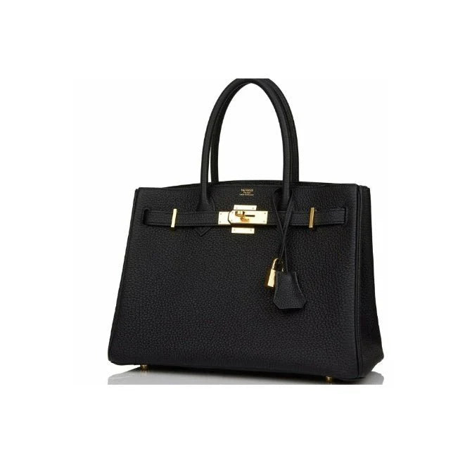 OUVALIA Luxury Edit | Hermès Birkin 30cm Black Togo Hardware Bag U Stamp