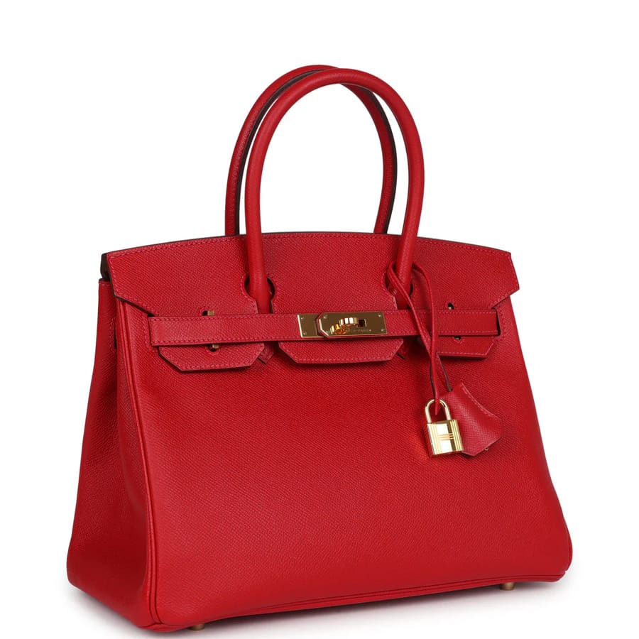 OUVALIA Luxury Edit | Hermès Birkin 35 Red Leather Gold Hardware