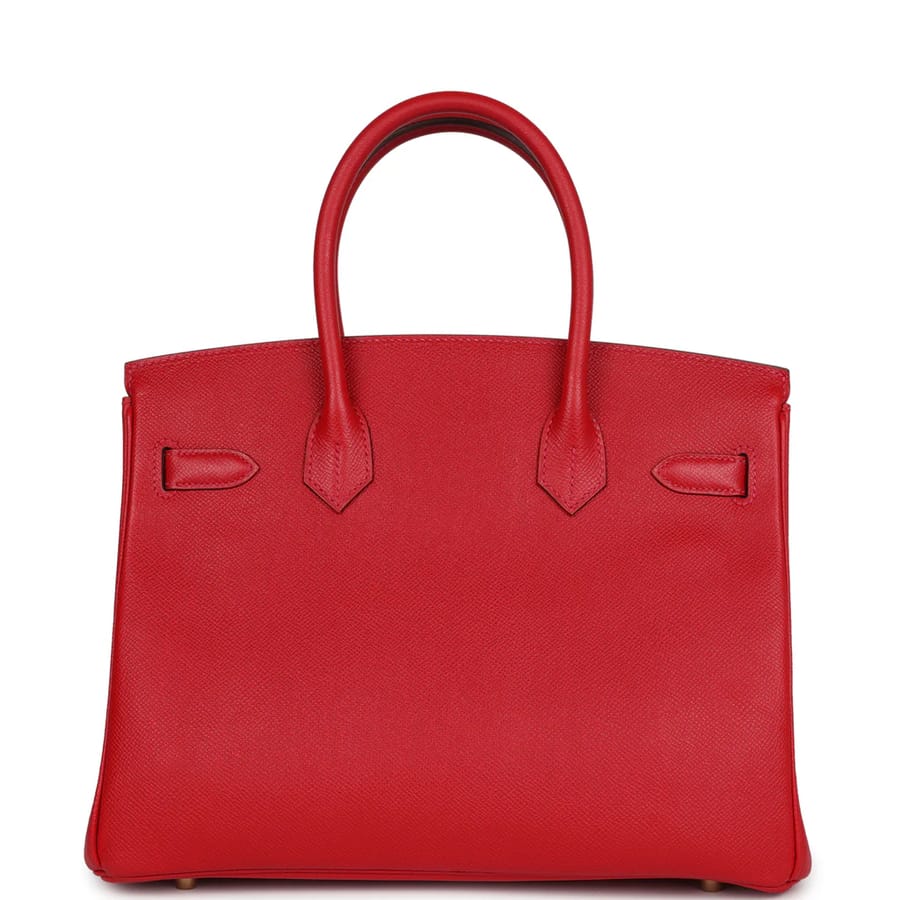OUVALIA Luxury Edit | Hermès Birkin 35 Red Leather Gold Hardware