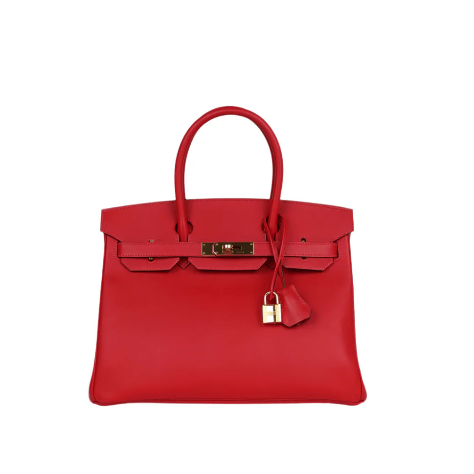 OUVALIA Luxury Edit | Hermès Birkin 35 Red Leather Gold Hardware
