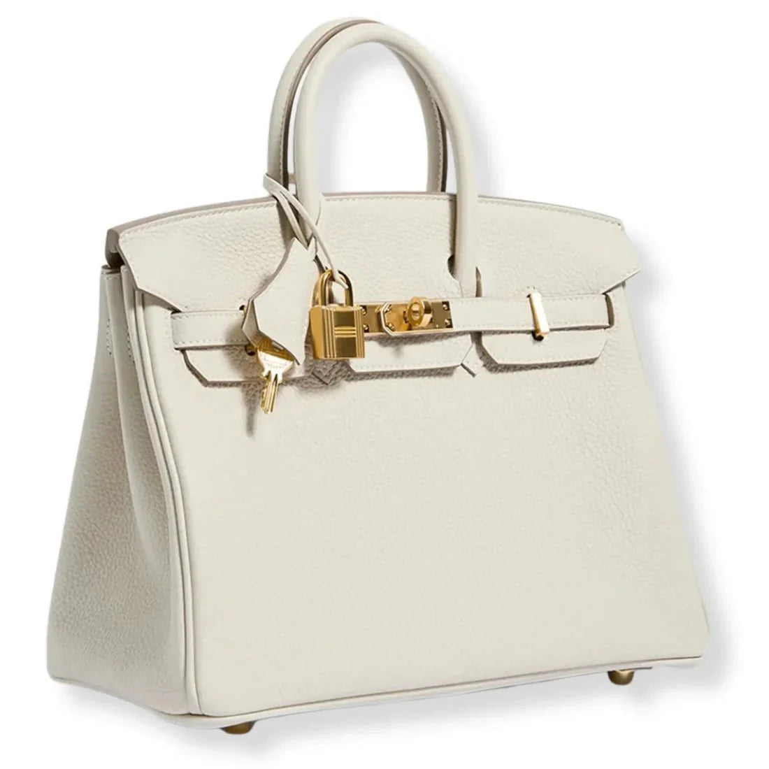 OUVALIA Luxury Edit | Hermès Birkin 35 cm Handbag in White Swift Leather