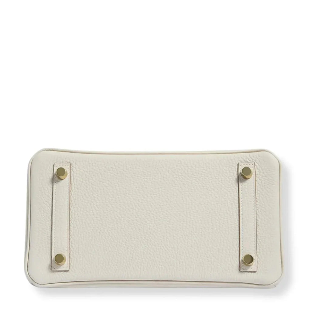 OUVALIA Luxury Edit | Hermès Birkin 35 cm Handbag in White Swift Leather