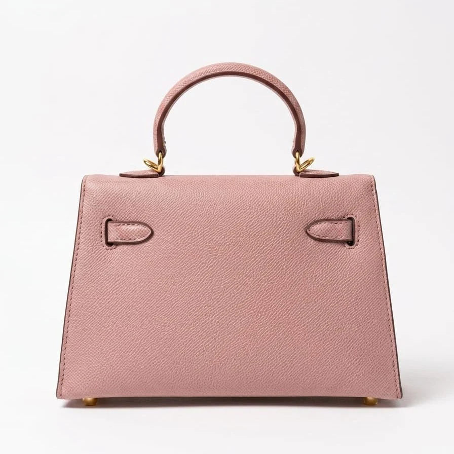 OUVALIA Luxury Edit | Hermès Mini Kelly Pink Bag Gold Metal