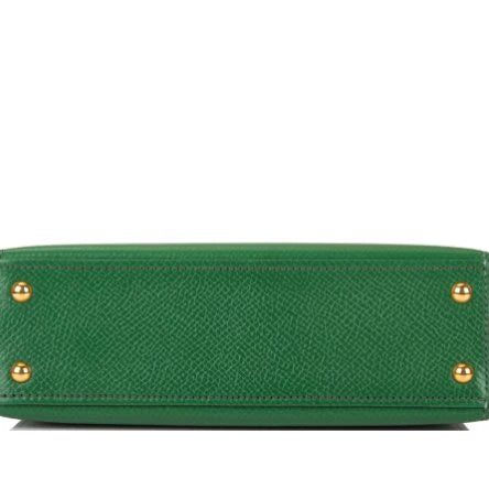 OUVALIA Luxury Edit | Hermès Kelly Mini Shoulder Green Bag