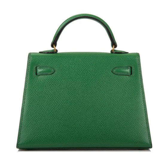 OUVALIA Luxury Edit | Hermès Kelly Mini Shoulder Green Bag