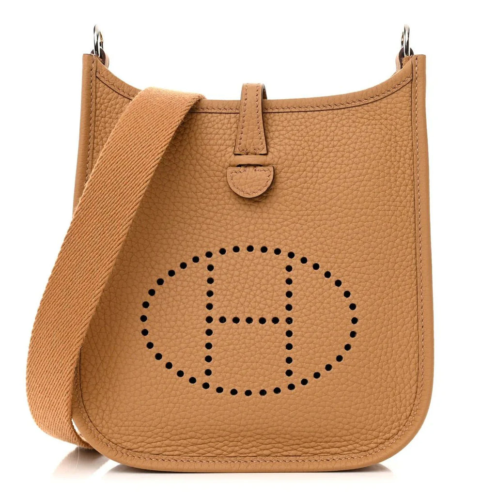 OUVALIA Luxury Edit | Hermès Taurillon Clemence Evelyne TPM Biscuit