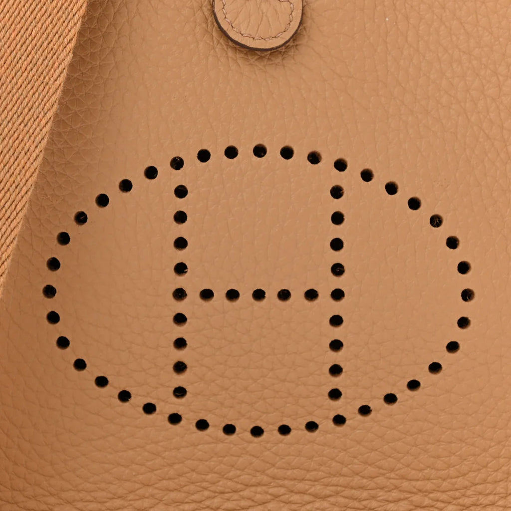 OUVALIA Luxury Edit | Hermès Taurillon Clemence Evelyne TPM Biscuit