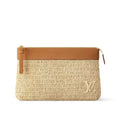 OUVALIA Luxury Edit | Louis Vuitton Raffia Straw Woven Pouch