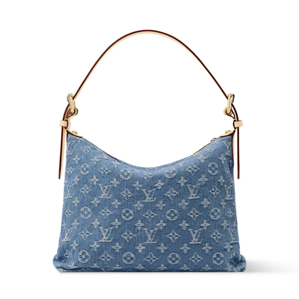 OUVALIA Luxury Edit | Louis Vuitton Monogram Baggy Bleu Denim Shoulder Bag