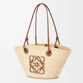 OUVALIA Luxury Edit | Loewe Anagram Basket Bag in Iraca Palm