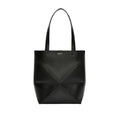 OUVALIA Luxury Edit | Loewe Medium Puzzle Fold Tote In Shiny Calfskin
