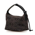 OUVALIA Luxury Edit | Loewe Small Cubi Anagram Jacquard Canvas Shoulder Bag
