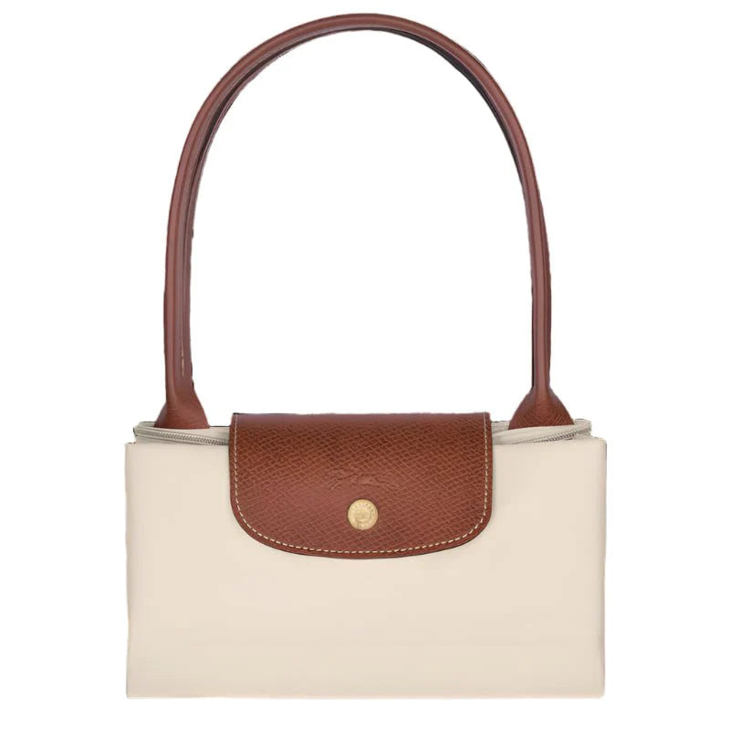 OUVALIA Luxury Edit | Longchamp Le Pliage Medium Handbag Paper - Canvas