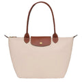 OUVALIA Luxury Edit | Longchamp Le Pliage Medium Handbag Paper - Canvas