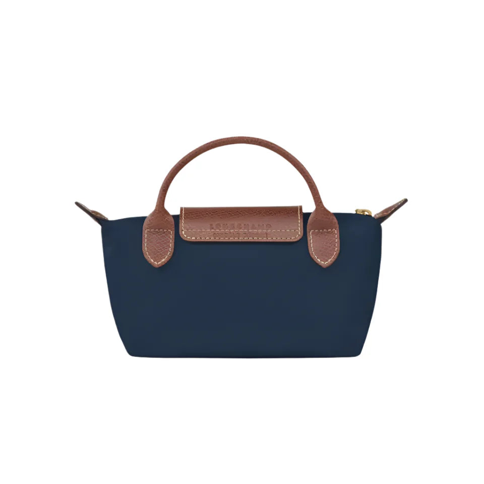 OUVALIA Luxury Edit | Longchamp Le Pliage Women's Mini Blue Navy Cross Bag