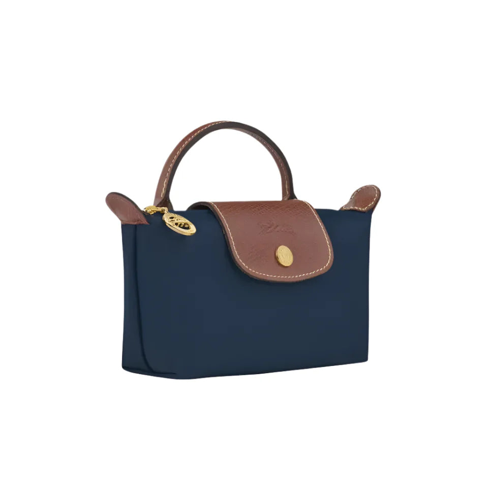 OUVALIA Luxury Edit | Longchamp Le Pliage Women's Mini Blue Navy Cross Bag
