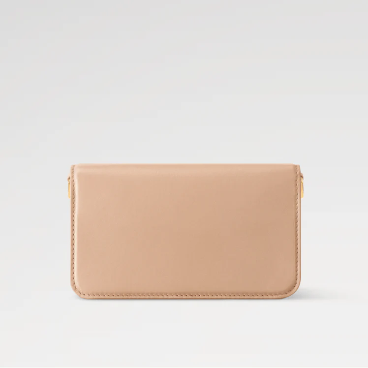 OUVALIA Luxury Edit | Louis Vuitton Bouncing Wallet On Chain LV Bloom – Beige