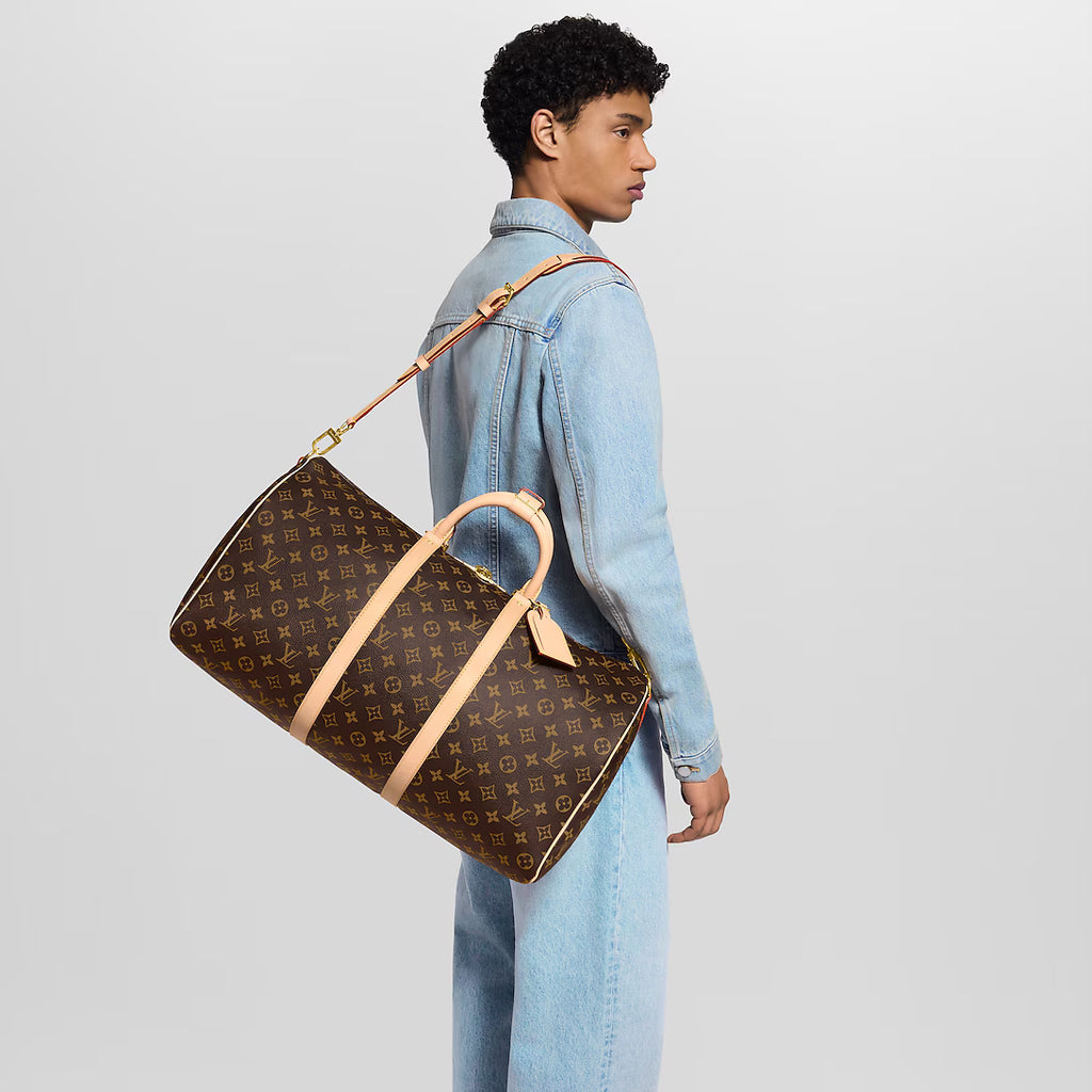 OUVALIA Luxury Edit | Louis Vuitton Customizable Keepall Bandoulière 50 Monogram Canvas