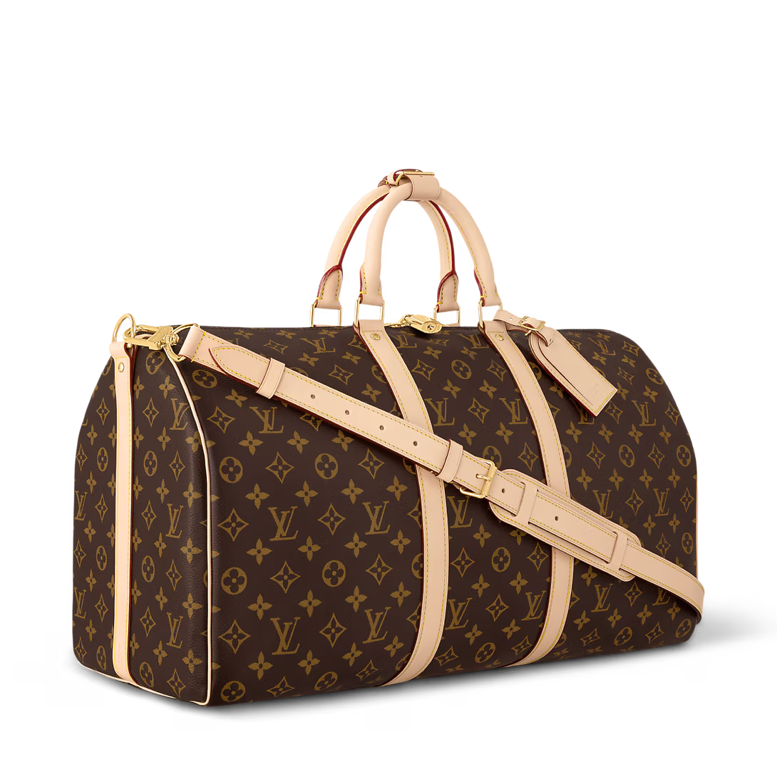 OUVALIA Luxury Edit | Louis Vuitton Customizable Keepall Bandoulière 50 Monogram Canvas