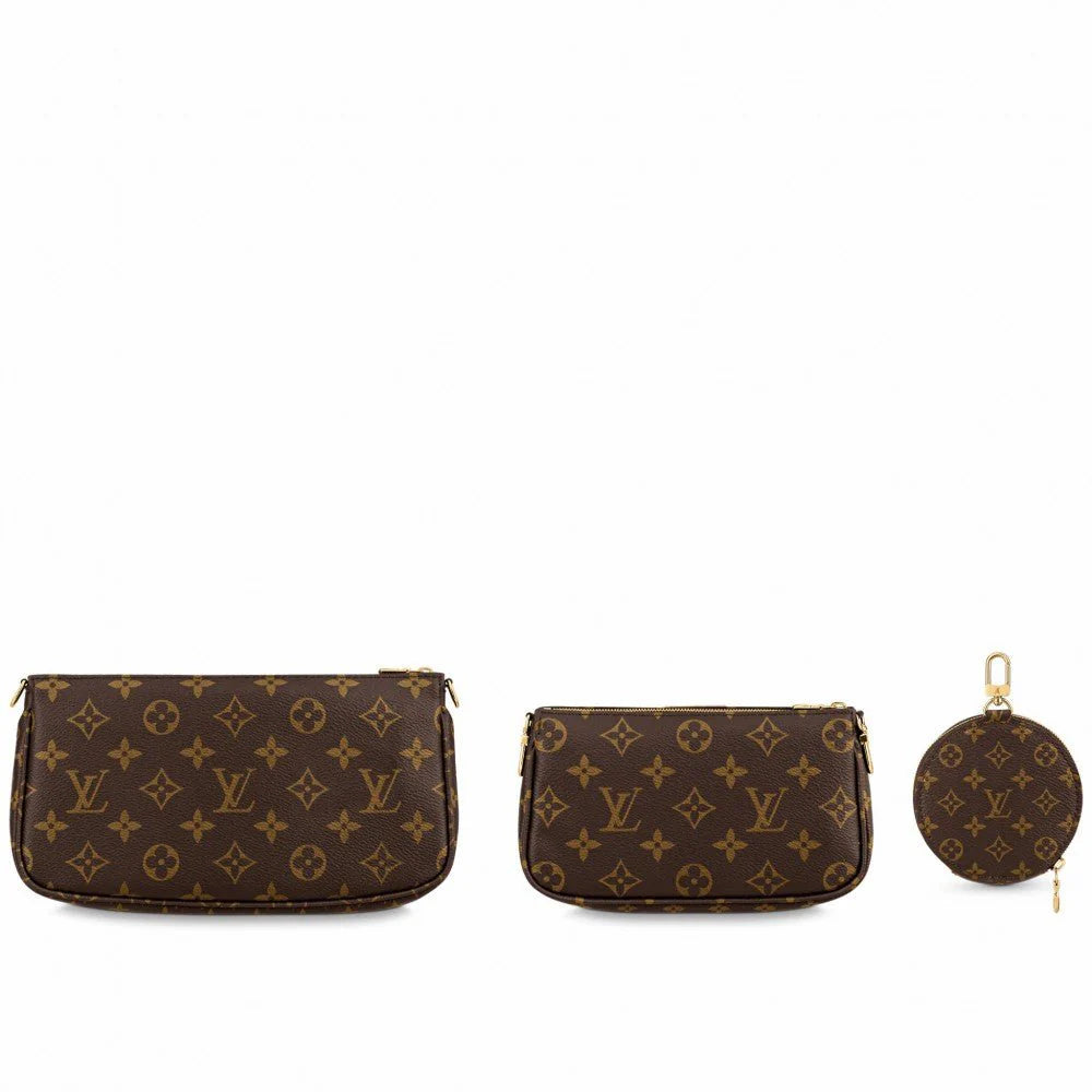 OUVALIA Luxury Edit | Louis Vuitton Multi Pochette Accessoires Monogram Canvas Rose Clair