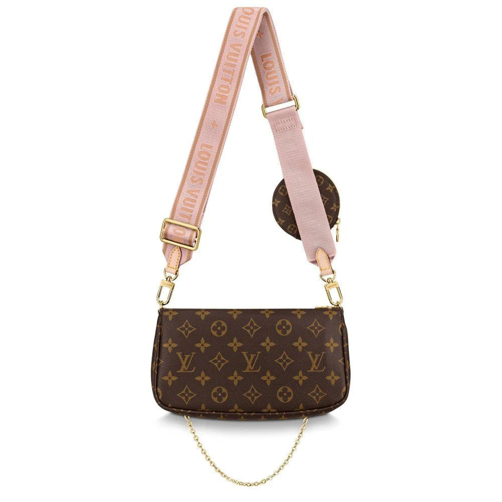 OUVALIA Luxury Edit | Louis Vuitton Multi Pochette Accessoires Monogram Canvas Rose Clair