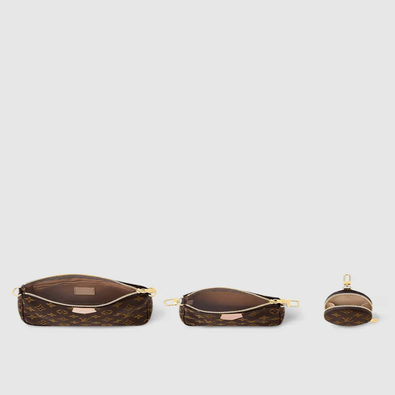 OUVALIA Luxury Edit | Louis Vuitton Multi Pochette Accessoires Monogram Canvas Rose Clair