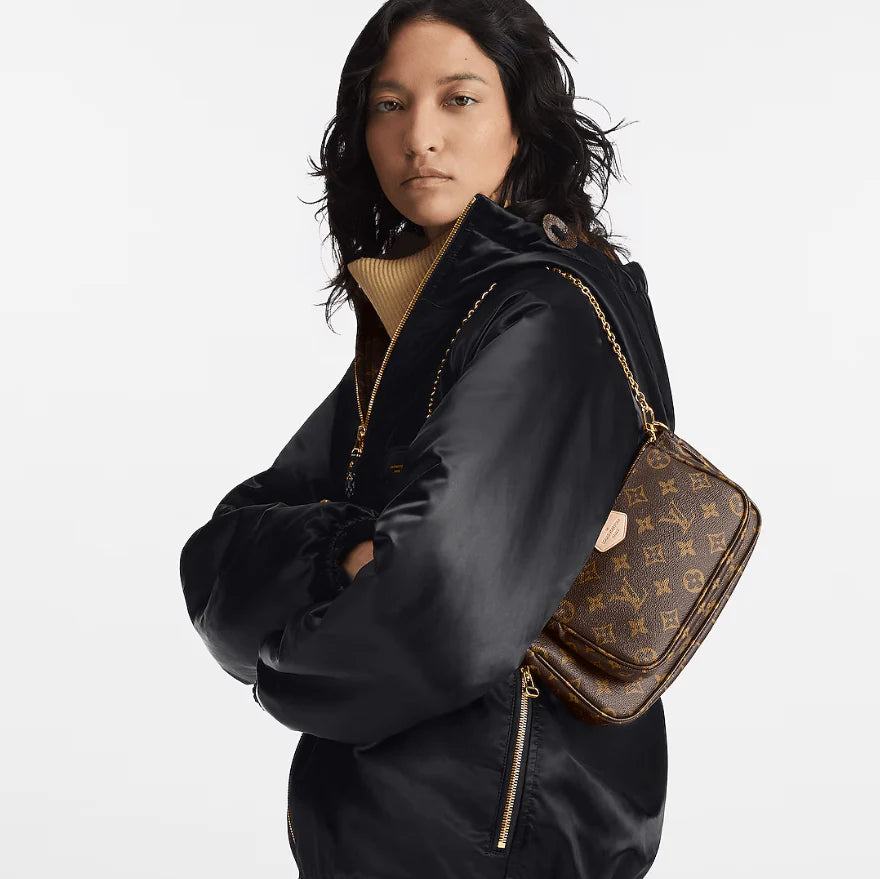 OUVALIA Luxury Edit | Louis Vuitton Multi Pochette Accessoires Monogram Canvas Rose Clair