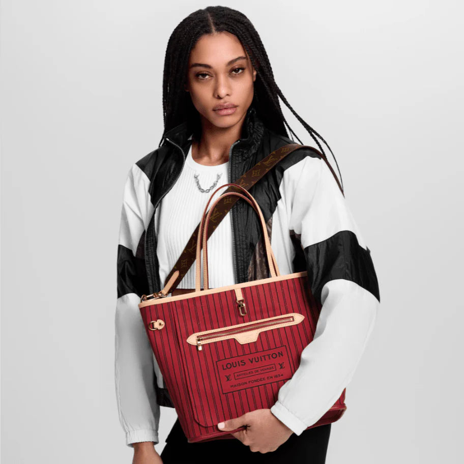 OUVALIA Luxury Edit | Louis Vuitton Neverfull Bandoulière Inside Out MM