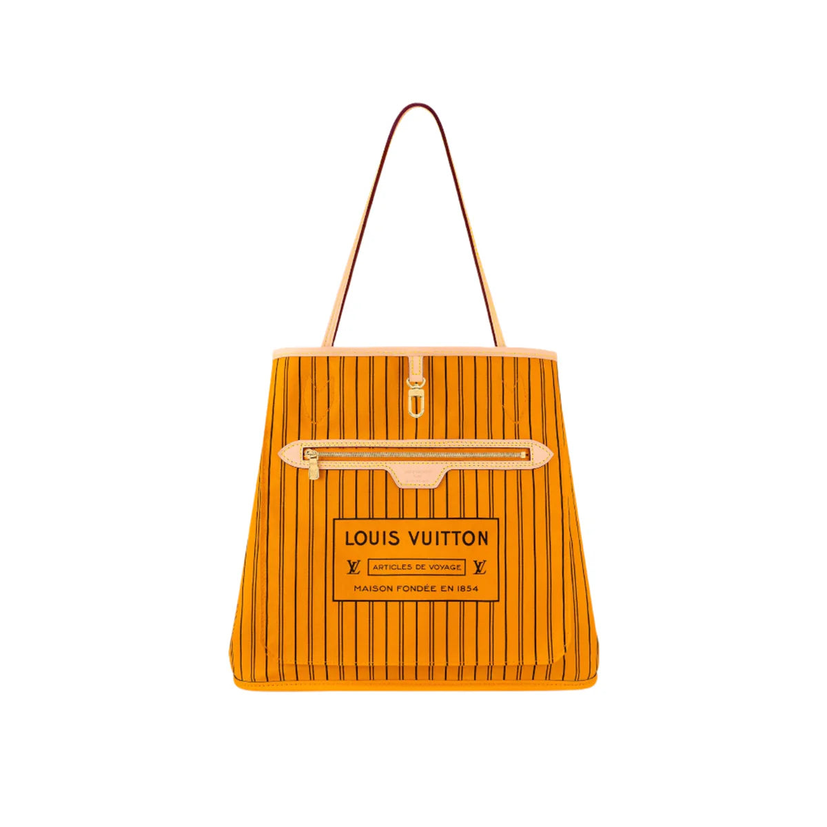 OUVALIA Luxury Edit | Louis Vuitton Neverfull Bandoulière Inside Out MM Monogram/Jaune Safran