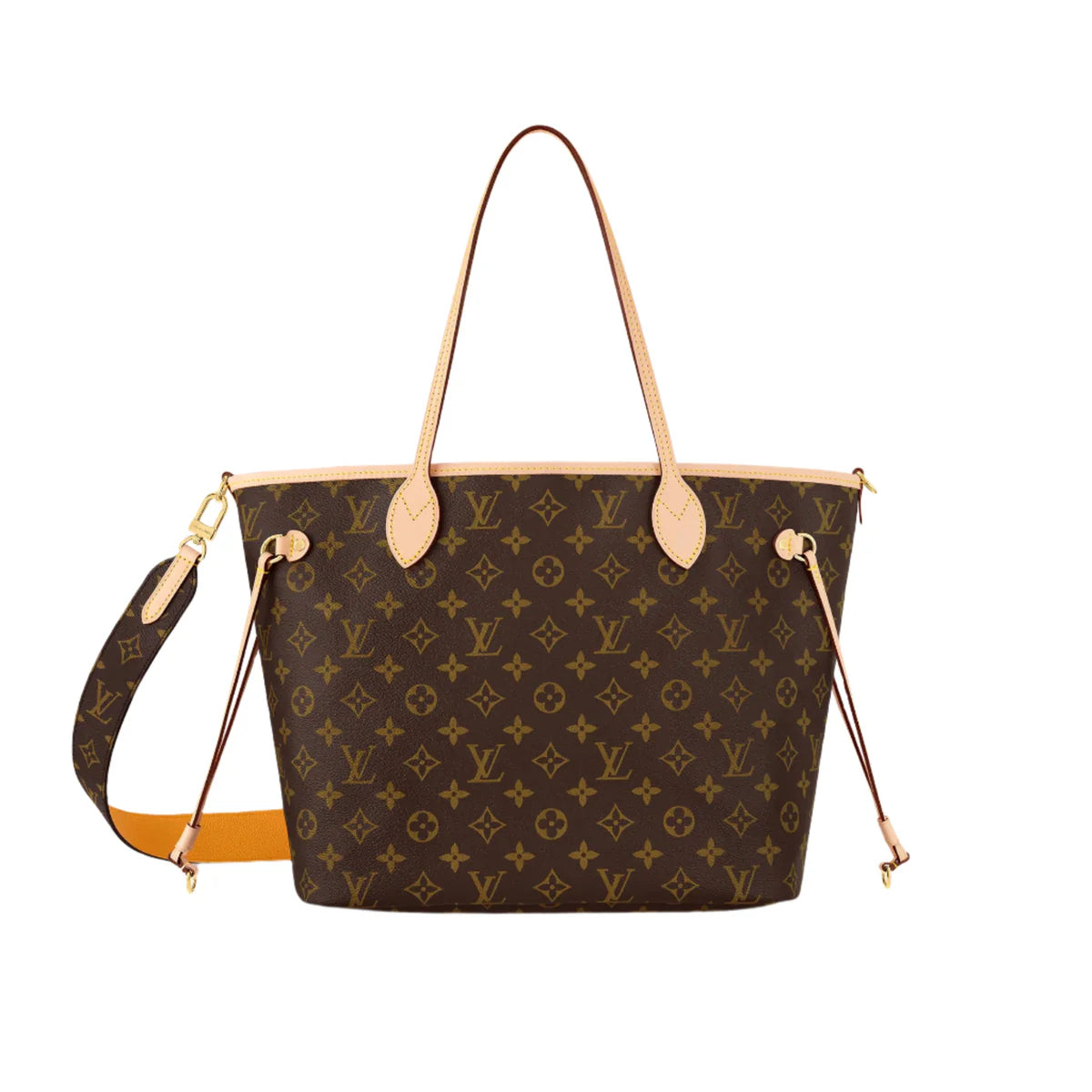 OUVALIA Luxury Edit | Louis Vuitton Neverfull Bandoulière Inside Out MM Monogram/Jaune Safran