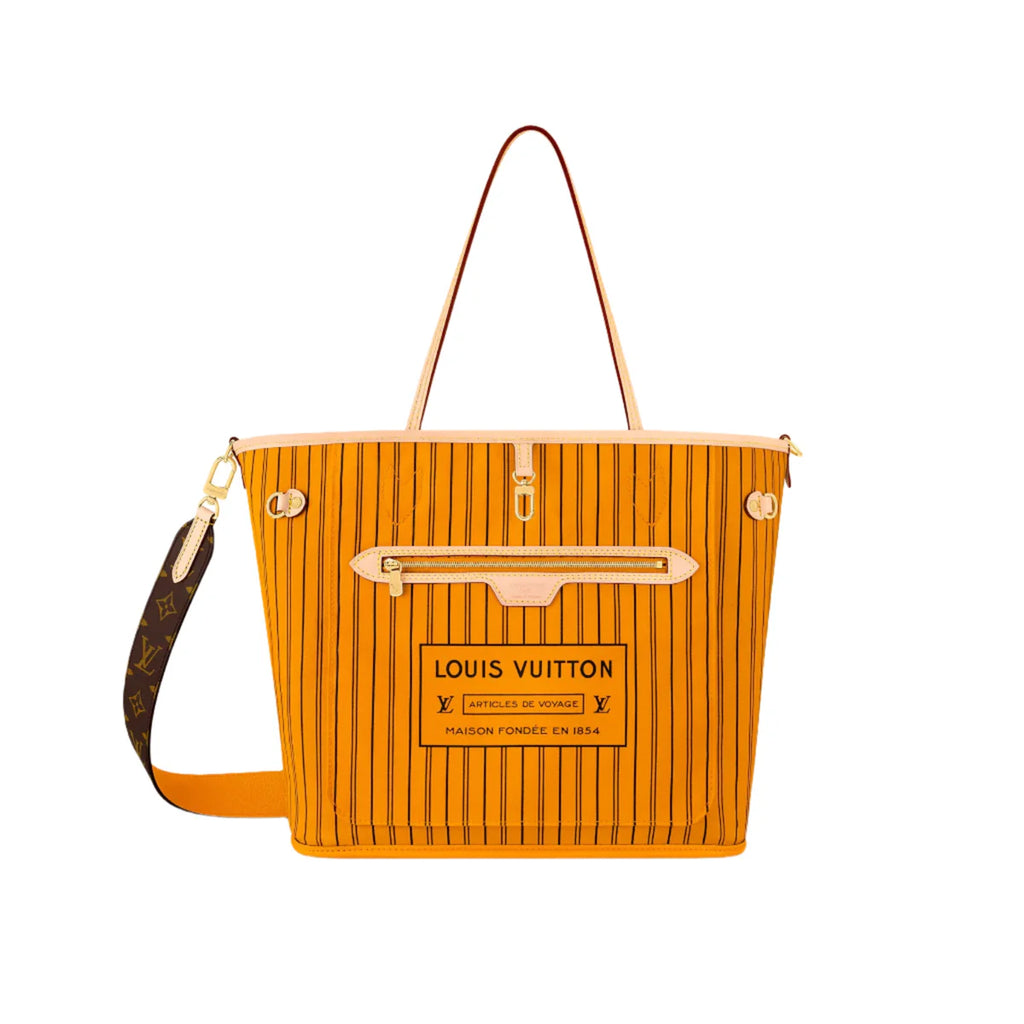OUVALIA Luxury Edit | Louis Vuitton Neverfull Bandoulière Inside Out MM Monogram/Jaune Safran