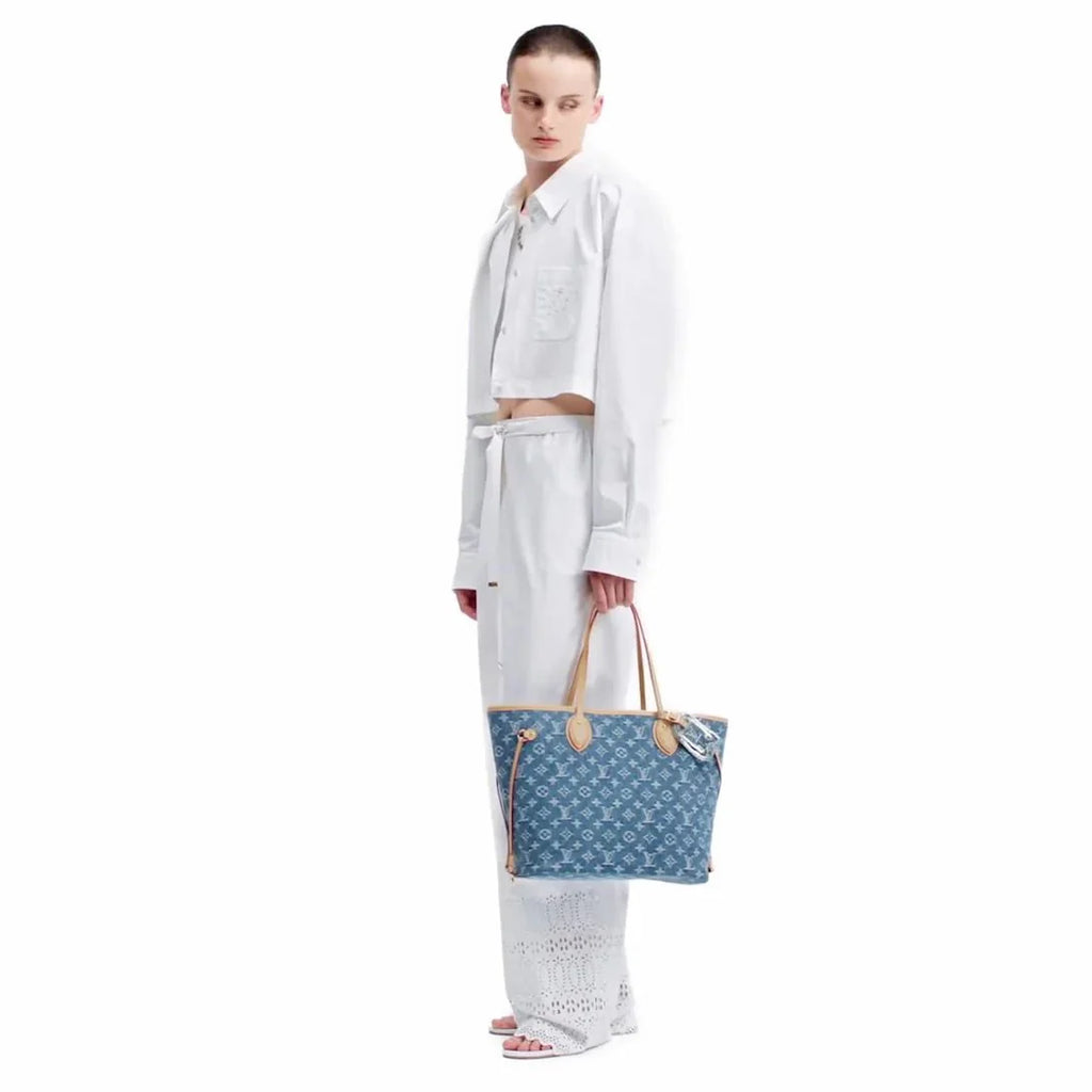 OUVALIA Luxury Edit | Louis Vuitton Neverfull MM Denim
