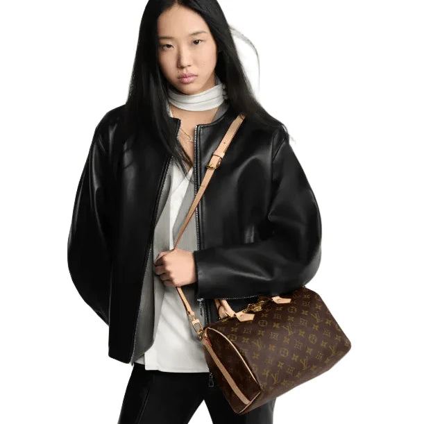 OUVALIA Luxury Edit | Louis Vuitton Speedy Leather Satchel