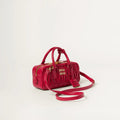 OUVALIA Luxury Edit | Miu Miu Arcadie Matelassé Nappa Leather -Bag Red