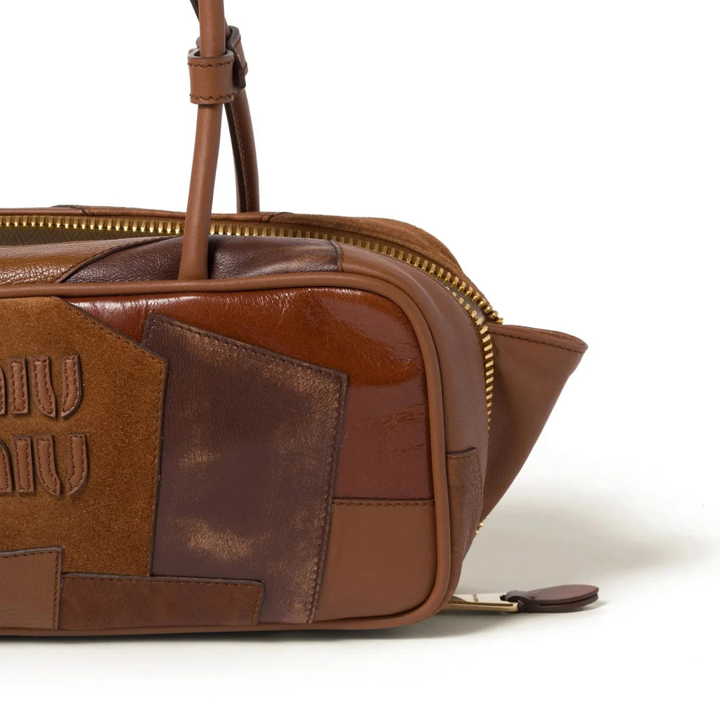 OUVALIA Luxury Edit | Miu Miu Beau Tote Bag – Brown Leather Luxury Tote