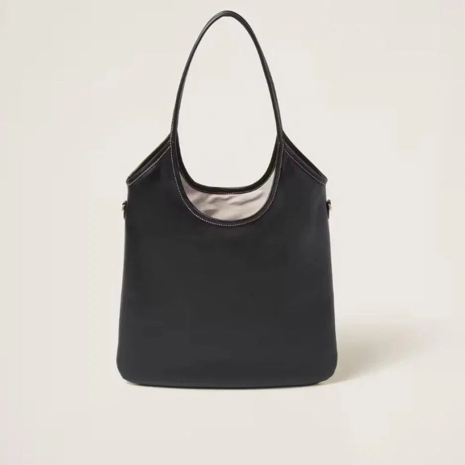 OUVALIA Luxury Edit | Miu Miu IVY Leather Bag Black
