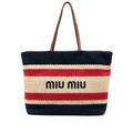 OUVALIA Luxury Edit | Miu Miu Logo-Print Tote Bag